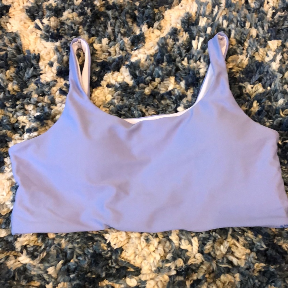Purple bikini top